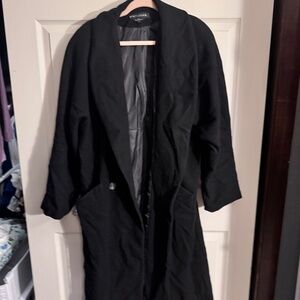 Woman’s Dress trench coat black